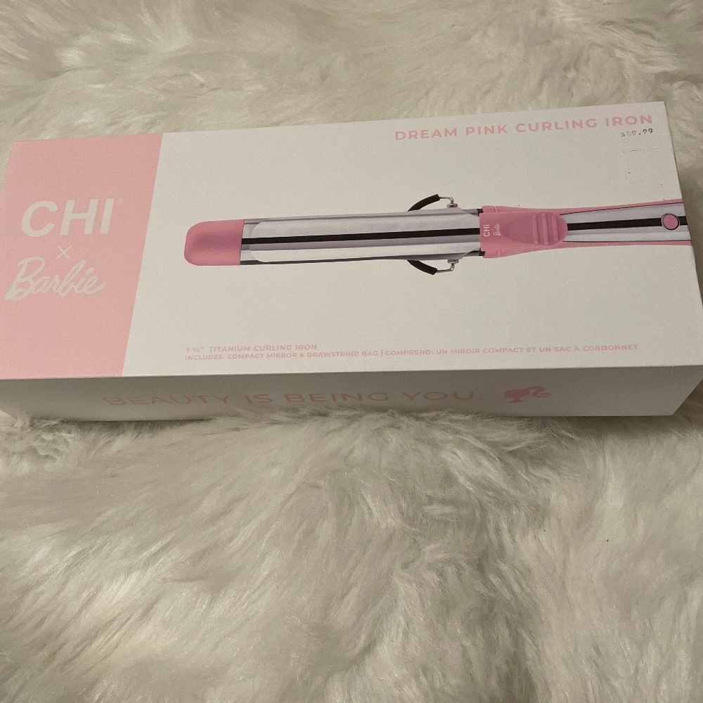 Chi x Barbie 1 1/4 Titanium Curling Iron